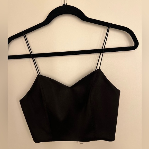 Alice & Olivia Silk Crop Tank - Picture 4 of 6